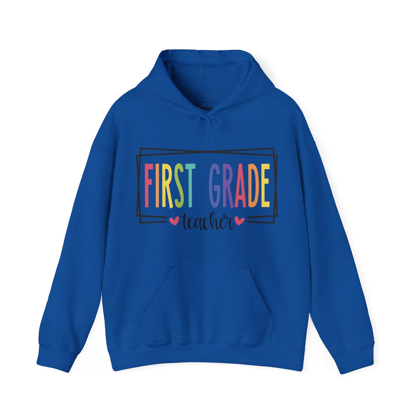 First Grade Teacher Hooded Sweatshirt