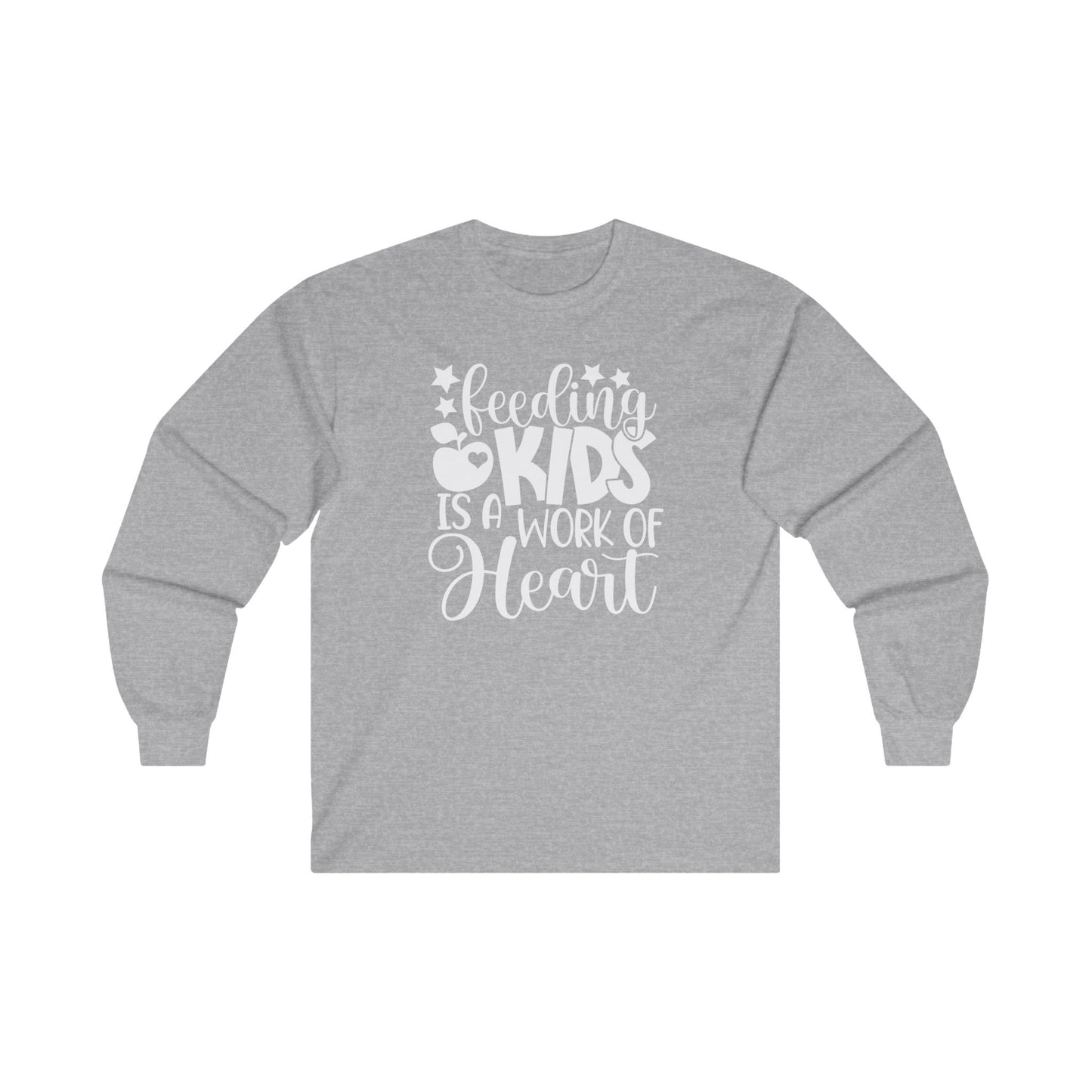 Feeding Kids Long Sleeve Shirt