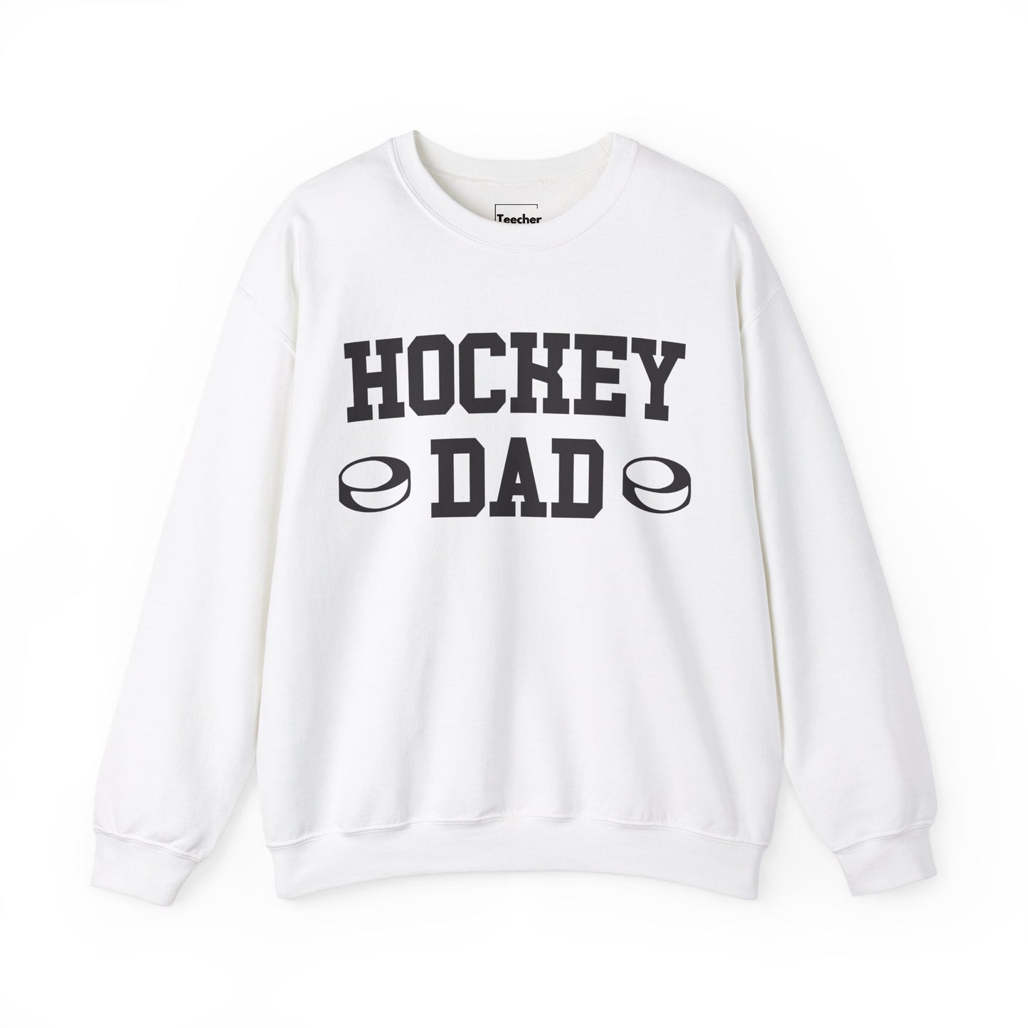 Hockey Dad Pucks Crewneck Sweatshirt