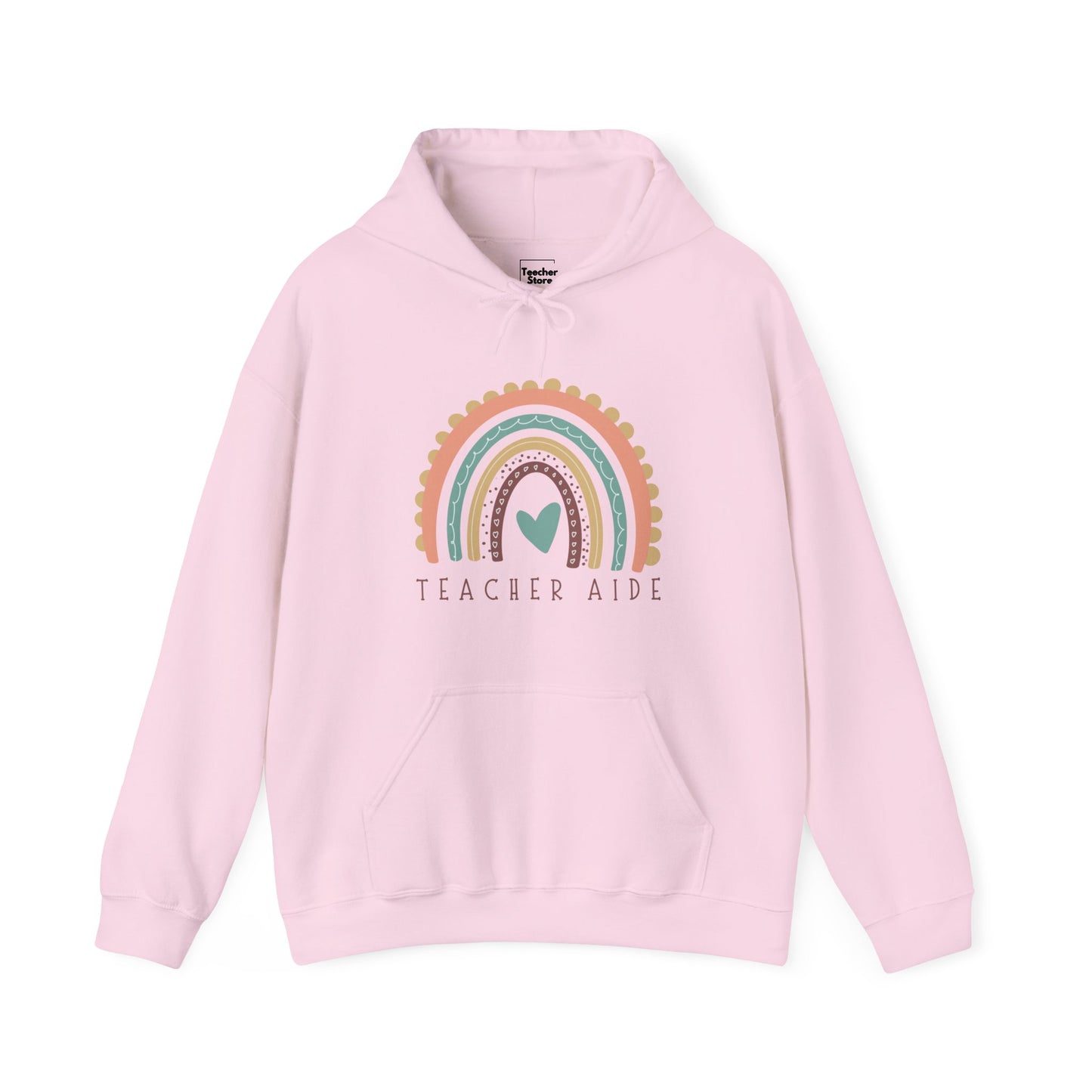 Rainbow Teacher Aide Hooded Sweatshirt