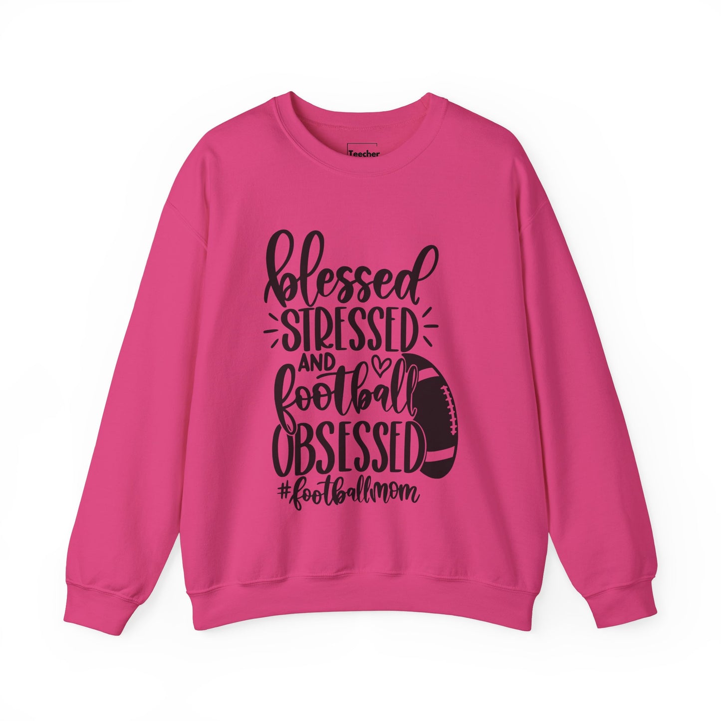 Blessed Stressed Football Sweatshirt