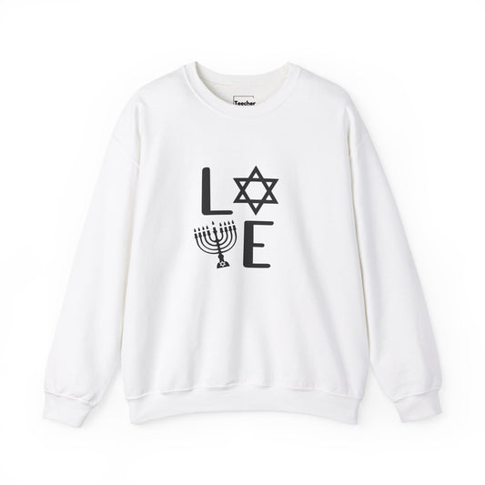 Love Hanukkah Crewneck Sweatshirt