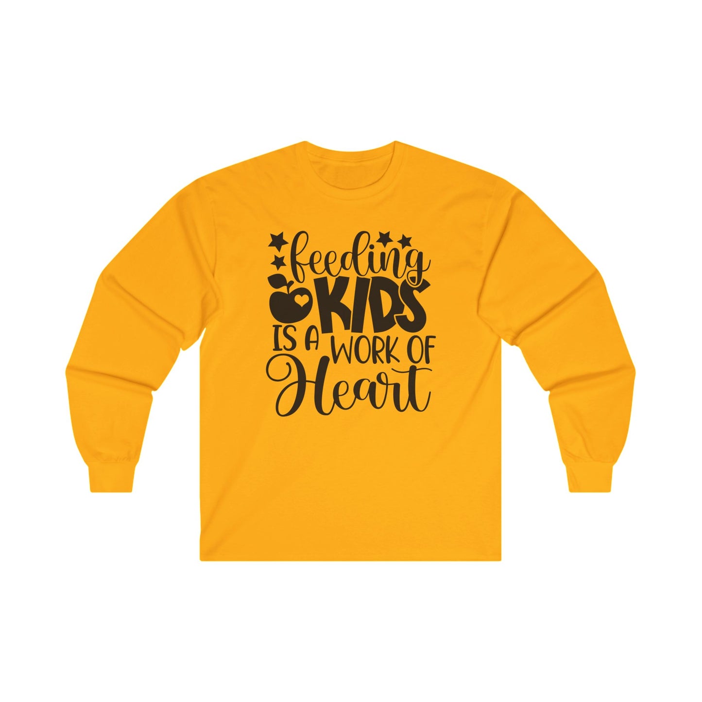 Feeding Kids Long Sleeve Shirt