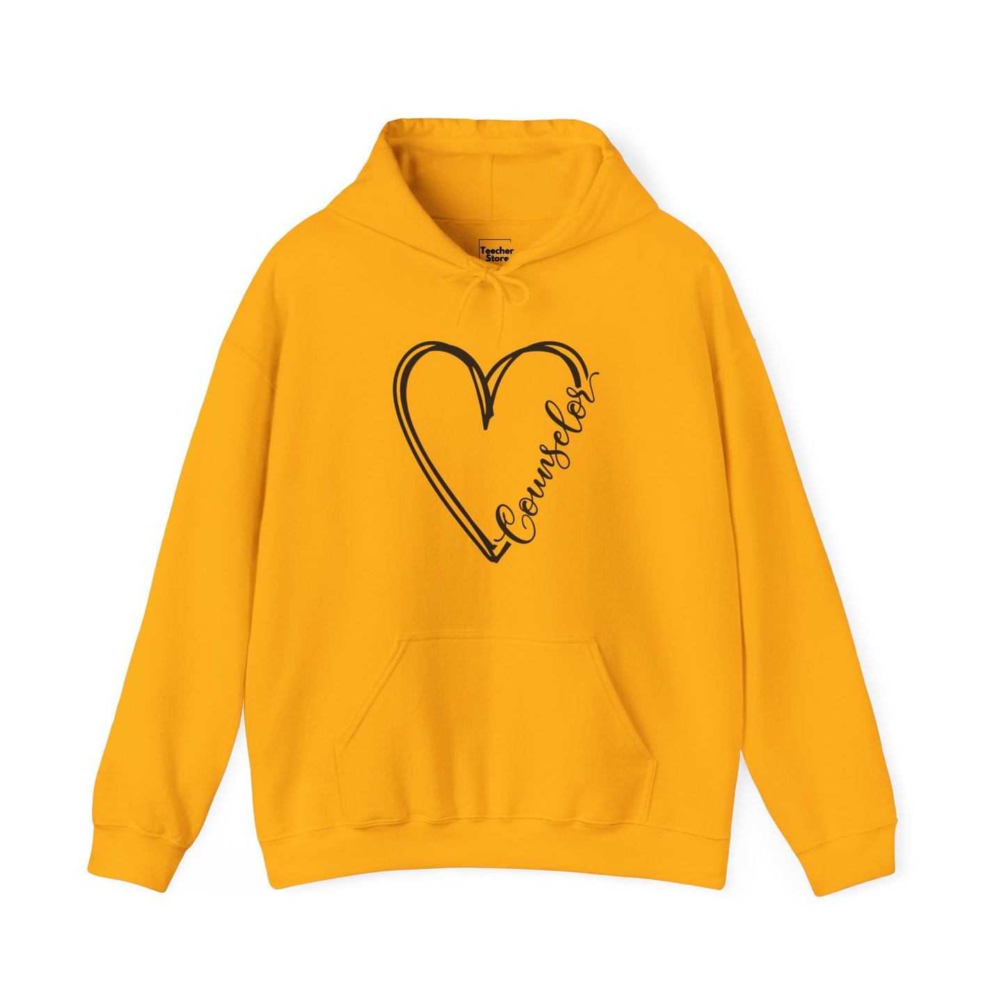 Counselor Heart Hooded Sweatshirt