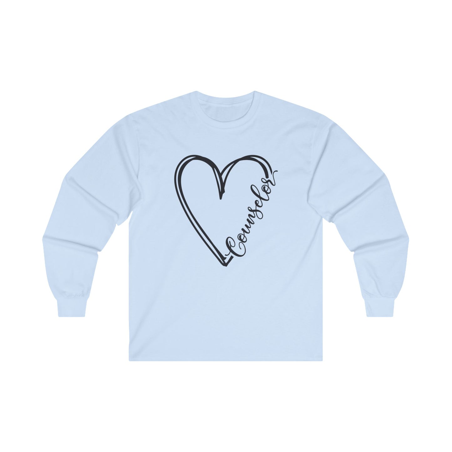 Counselor Heart Long Sleeve Shirt