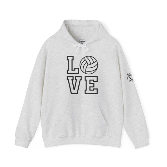 SS Volleyball Love Hooded Sweatshirt