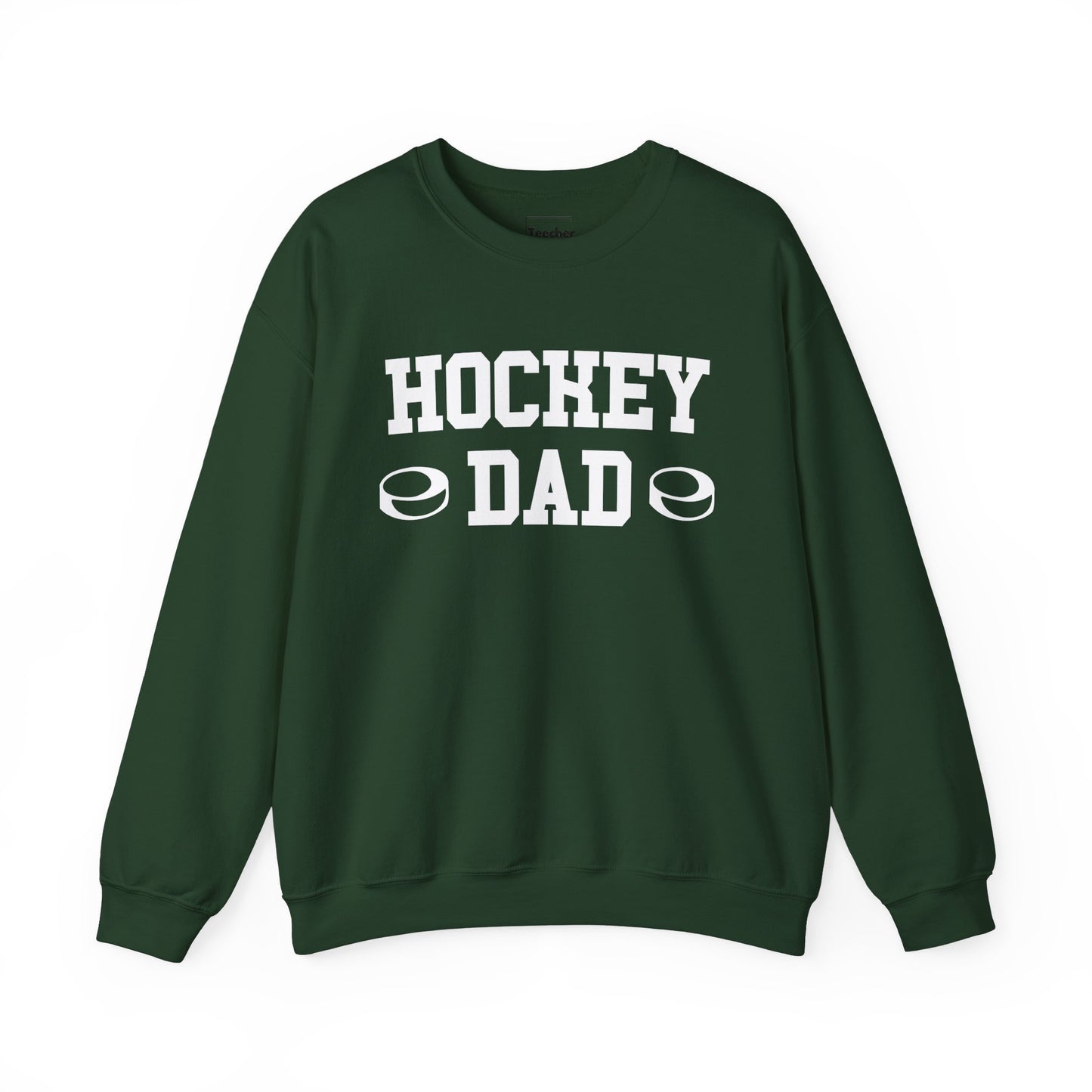 Hockey Dad Pucks Crewneck Sweatshirt