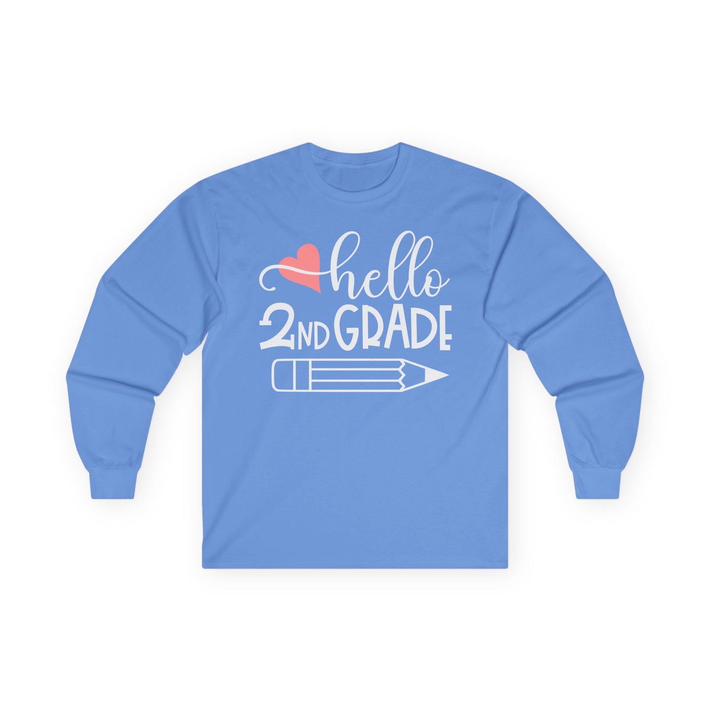 Hello 2nd Grade Long Sleeve Shirt