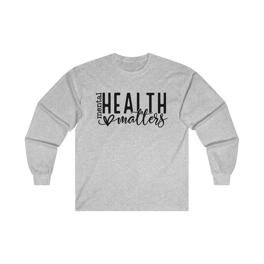 Mental Health Heart Long Sleeve Shirt