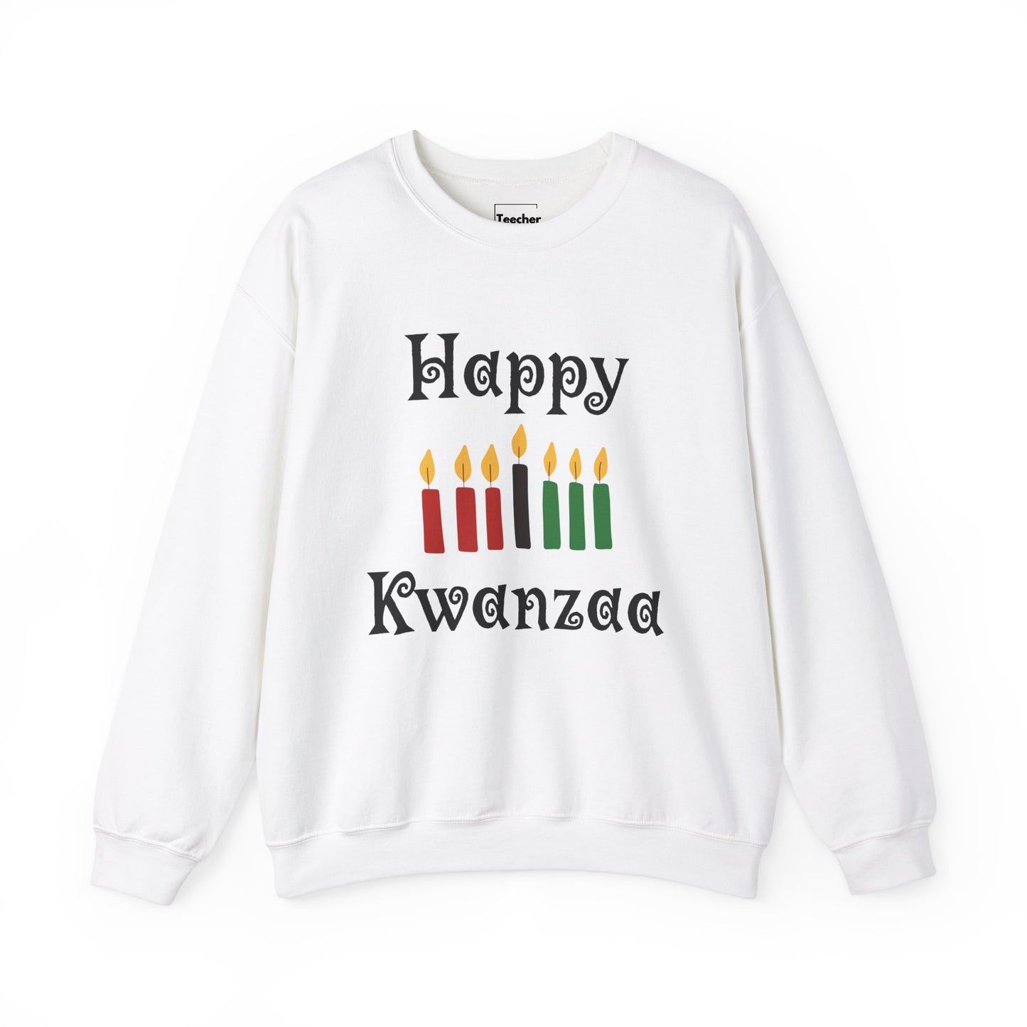 Happy Kwanzaa Candles Crewneck Sweatshirt