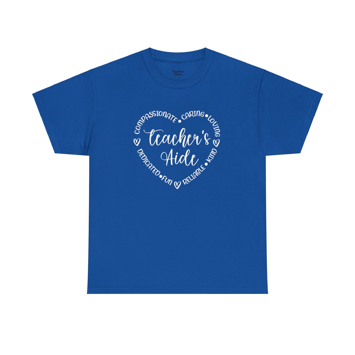 Word Heart Teacher Aide Tee-Shirt