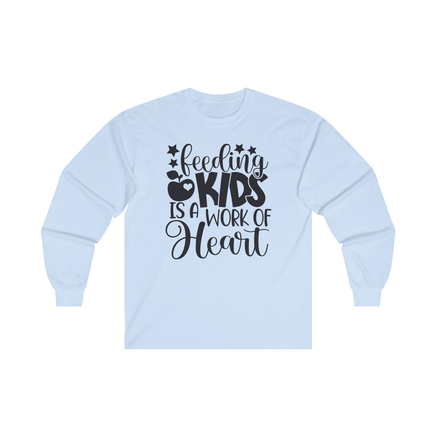 Feeding Kids Long Sleeve Shirt