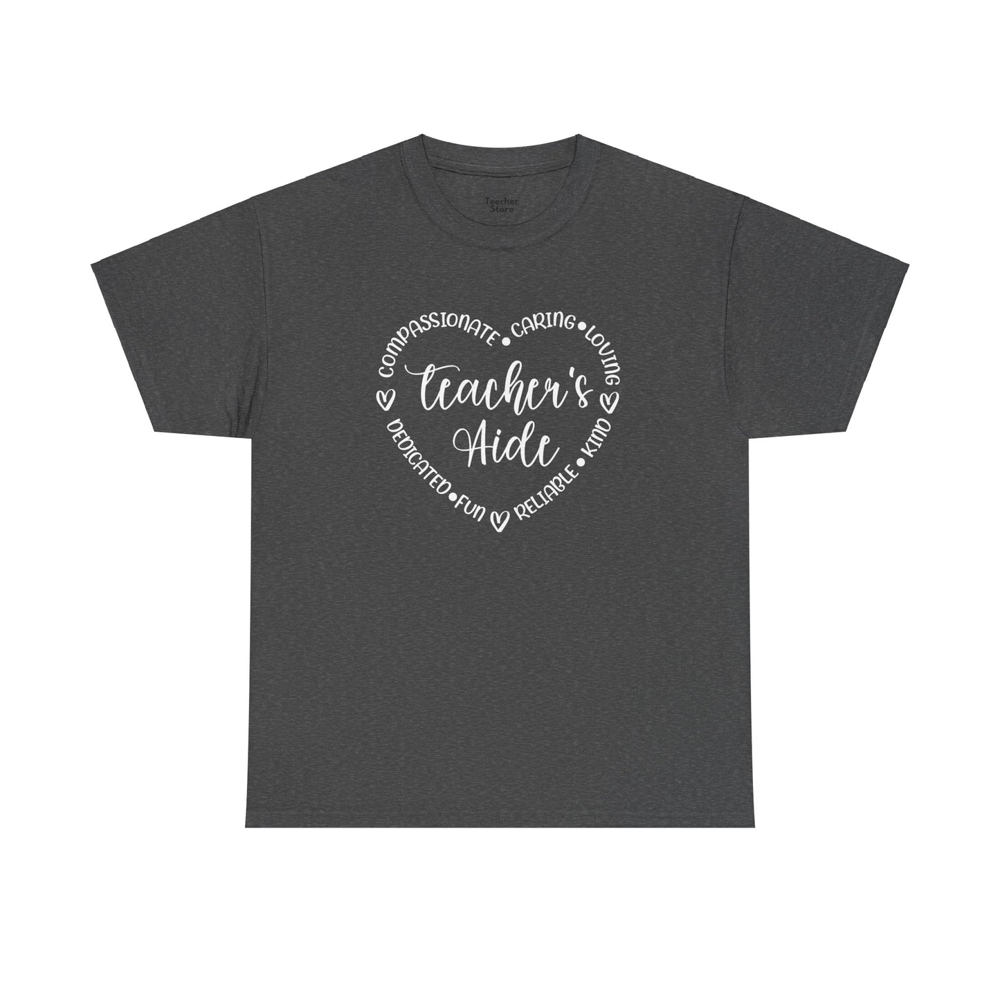 Word Heart Teacher Aide Tee-Shirt