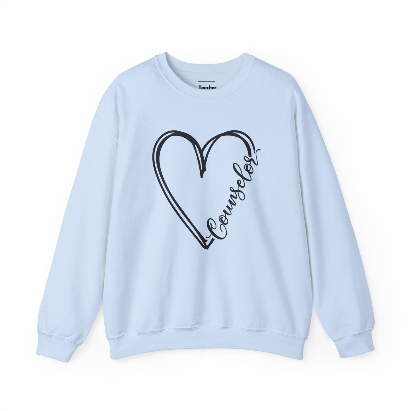 Counselor Heart Crewneck Sweatshirt