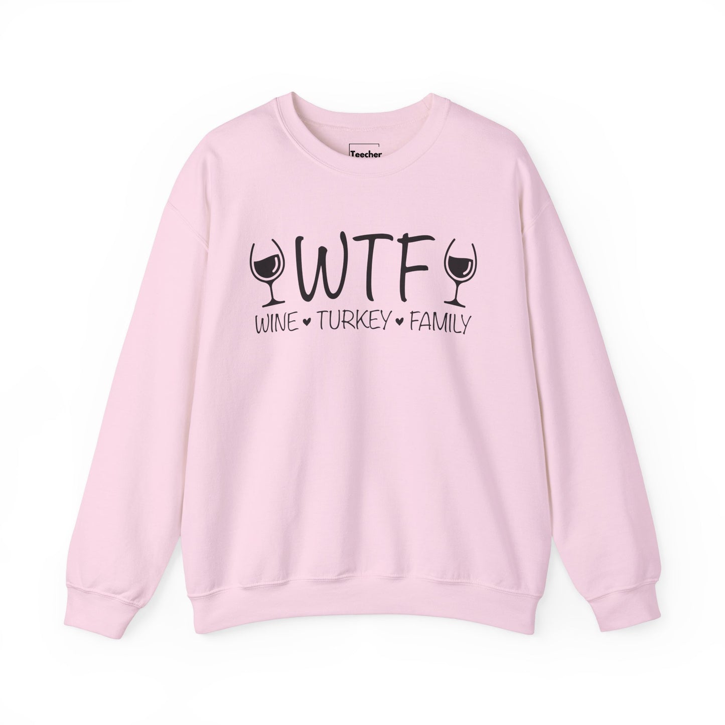 Wine Turkey Family Sweatshirt