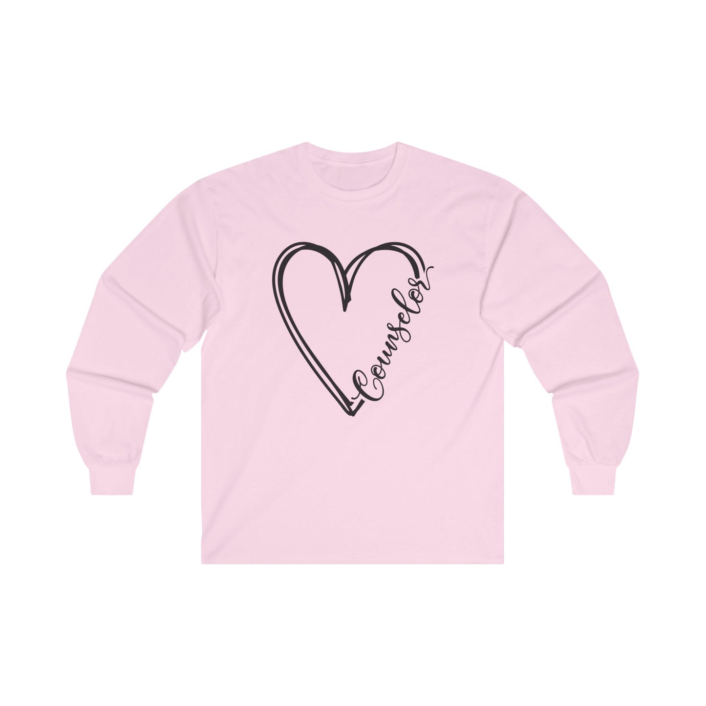 Counselor Heart Long Sleeve Shirt