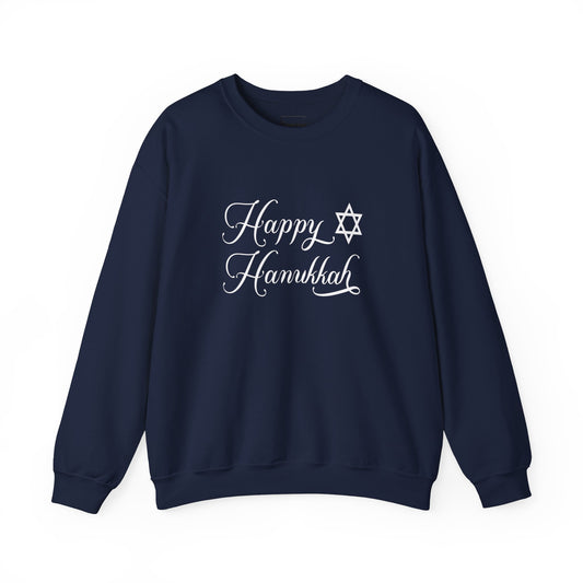 Happy Hanukkah Crewneck Sweatshirt