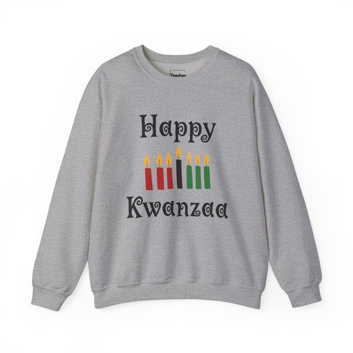 Happy Kwanzaa Candles Crewneck Sweatshirt