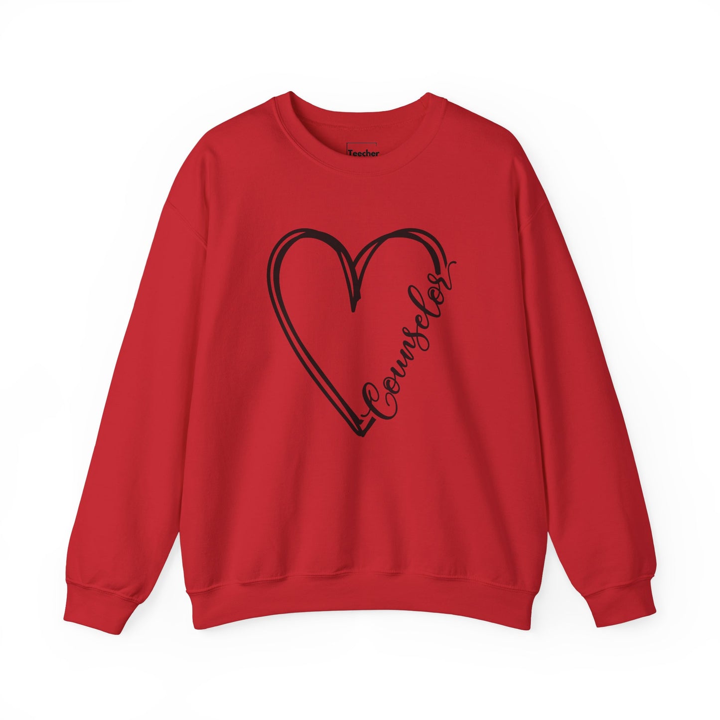 Counselor Heart Crewneck Sweatshirt