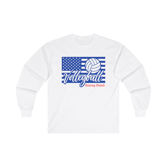 SS Blue Flag Long Sleeve Shirt