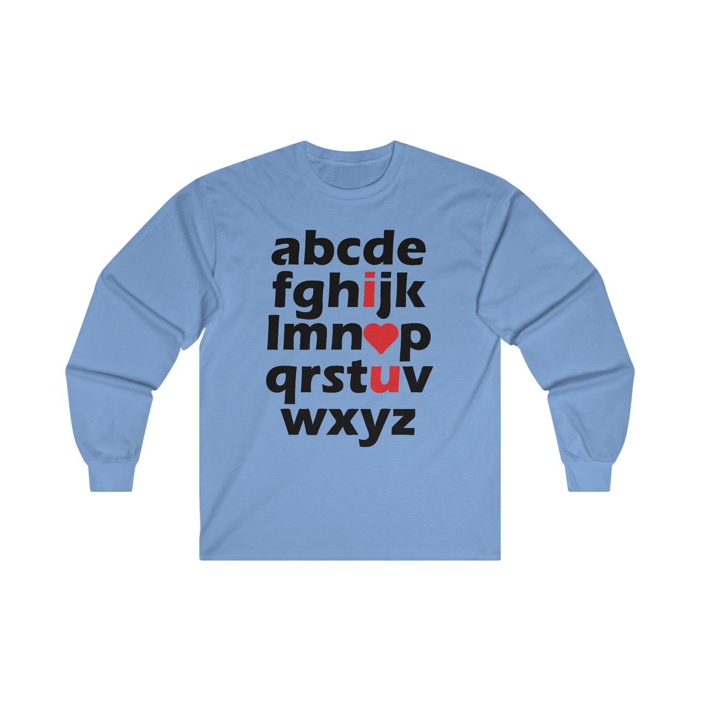 Alphabet Long Sleeve Shirt