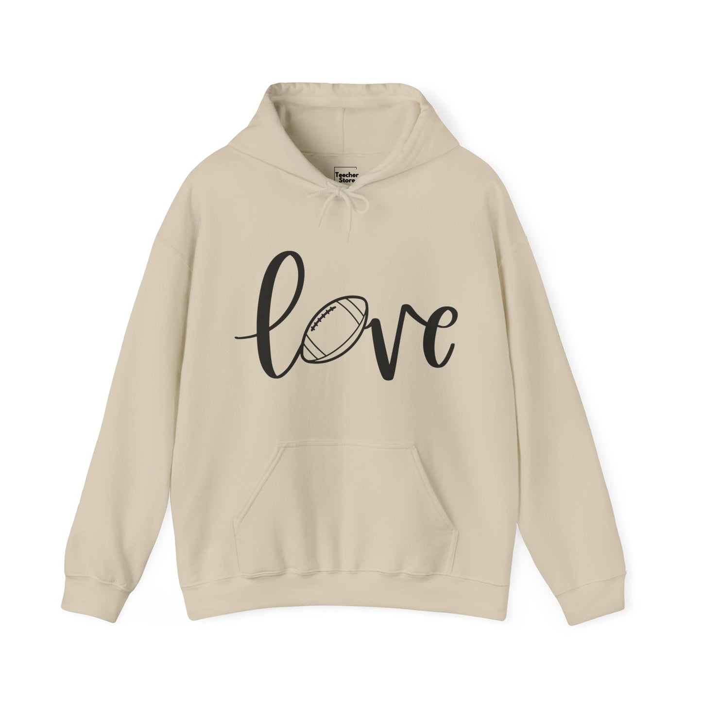 Love Football Hooded Sweatshirt