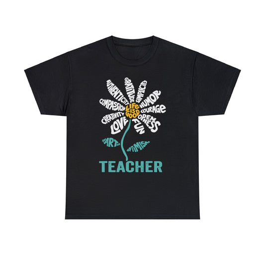 Teacher Flower Tee-Shirt