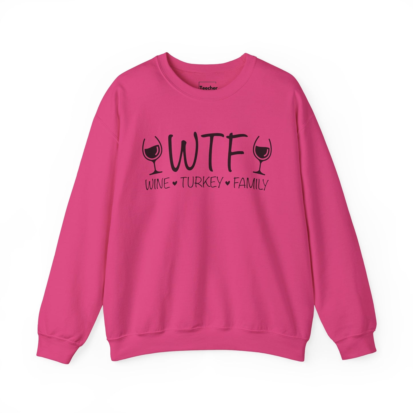 Wine Turkey Family Sweatshirt