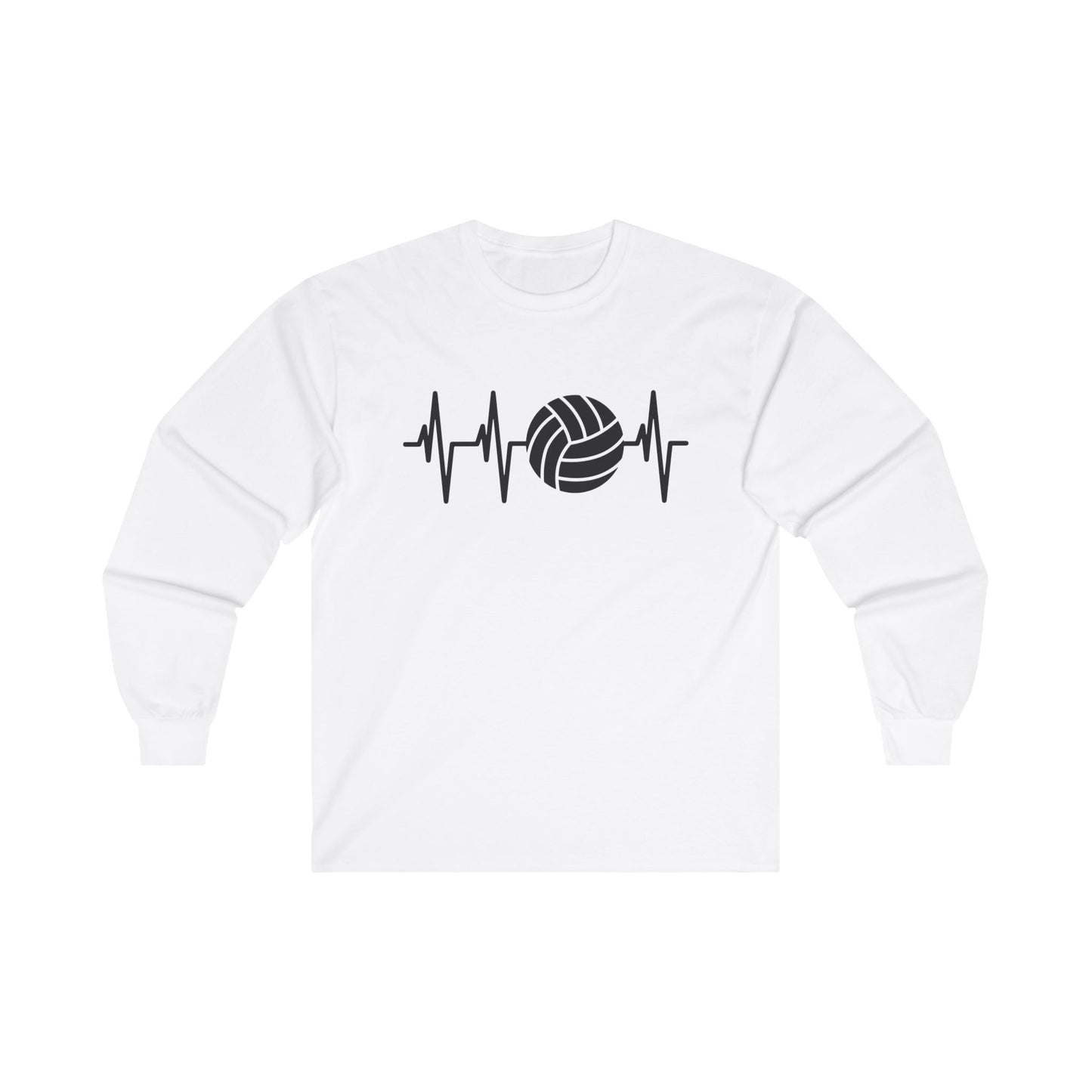 Volleyball Heartbeat Long Sleeve Shirt