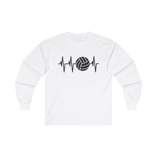 Volleyball Heartbeat Long Sleeve Shirt