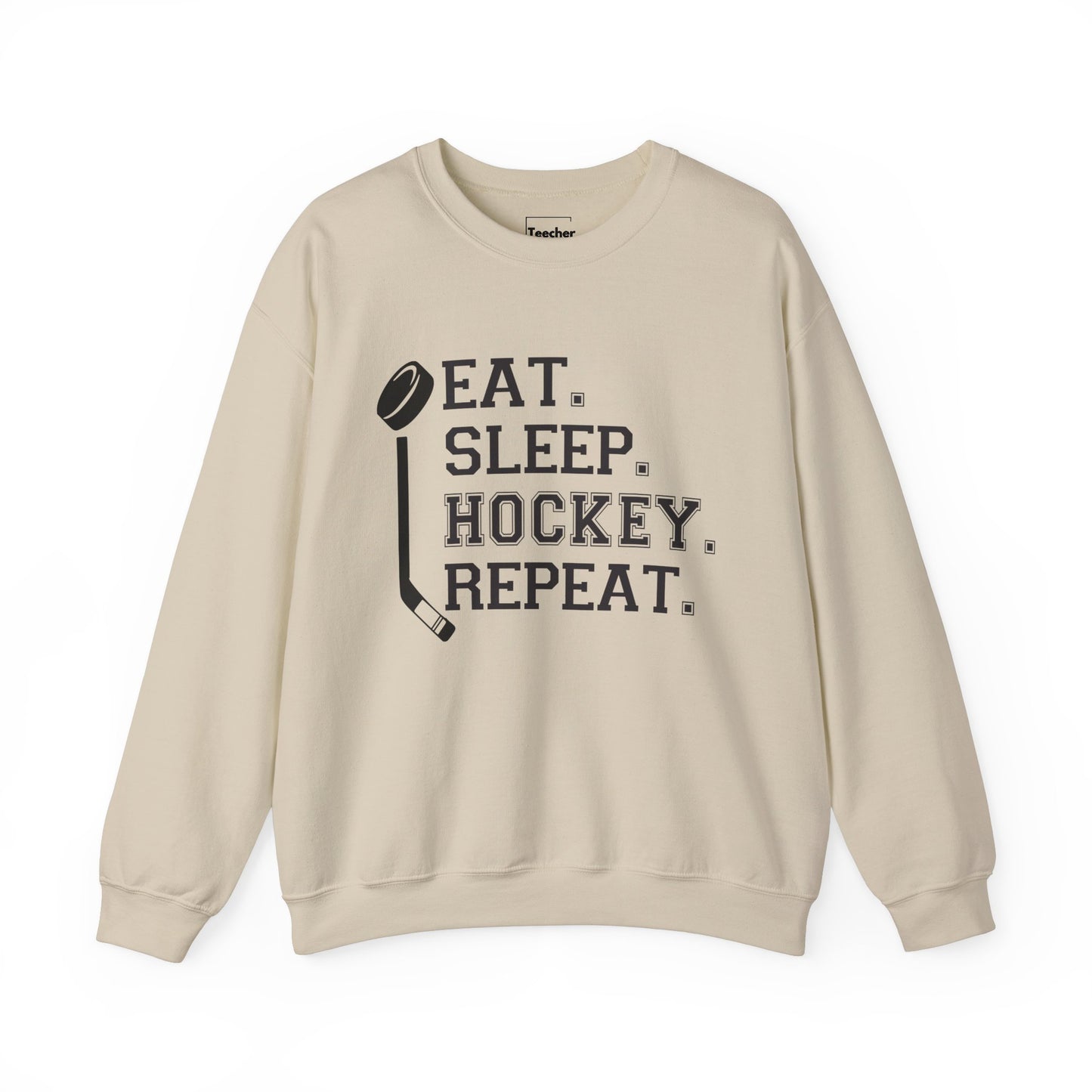 Eat Sleep Hockey Crewneck Sweatshirt