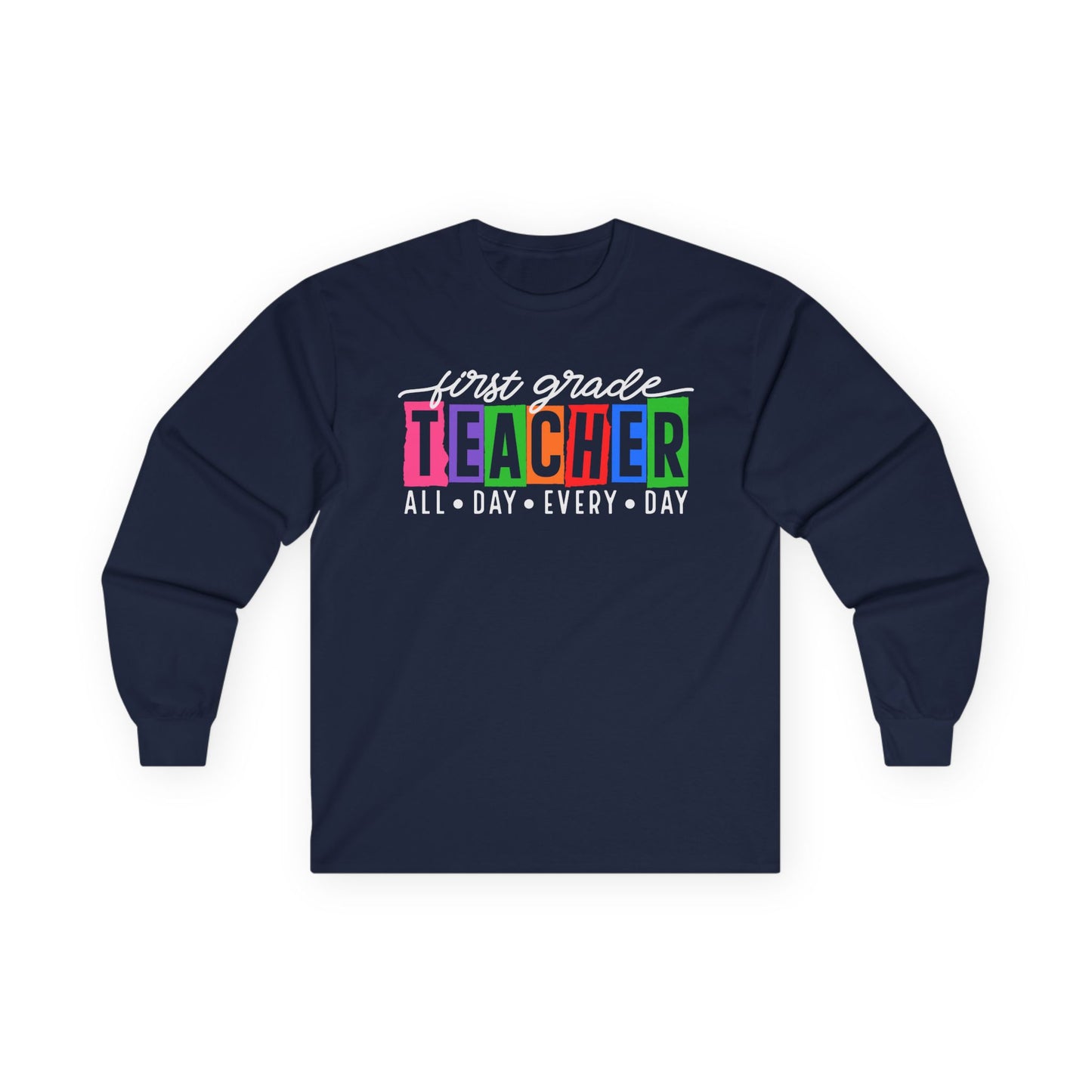 Second Grade All Day Long Sleeve Shirt