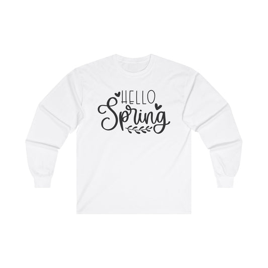 Hello Spring Long Sleeve Shirt