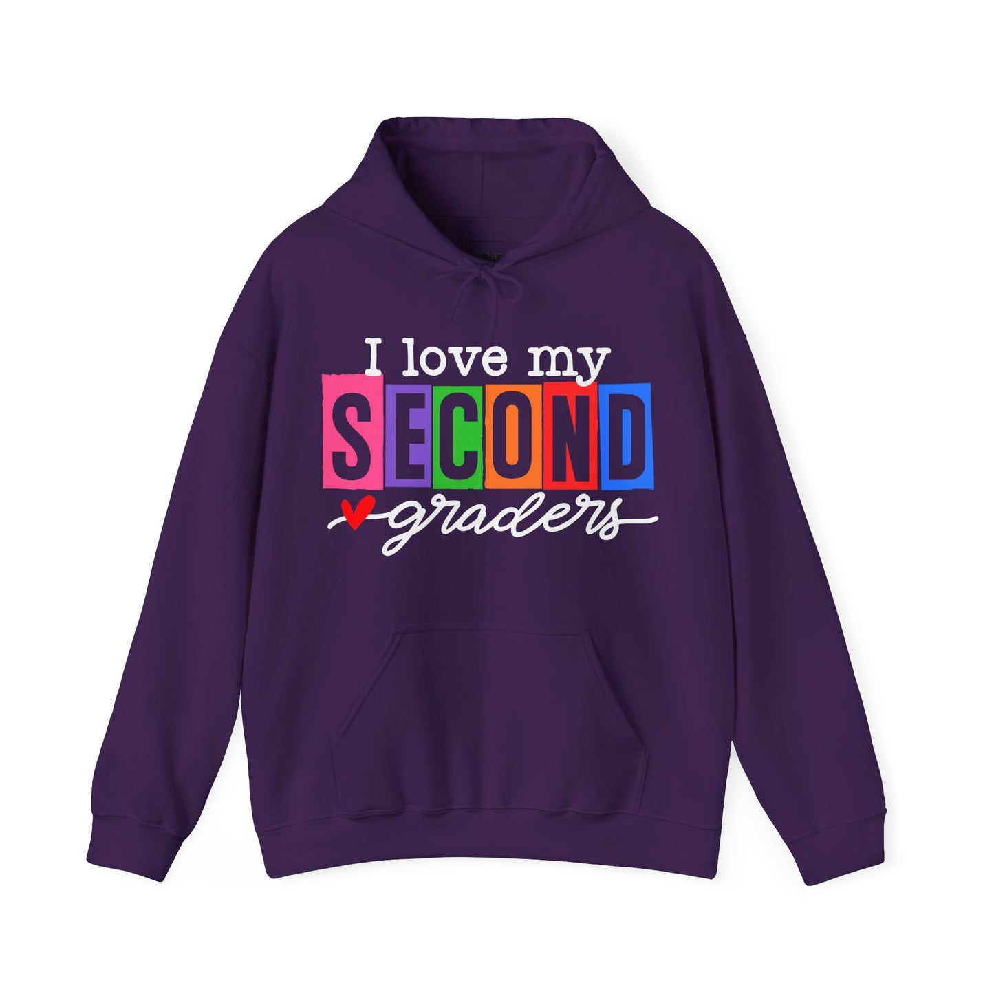 Love My Second Graders Hooded Sweatshirt