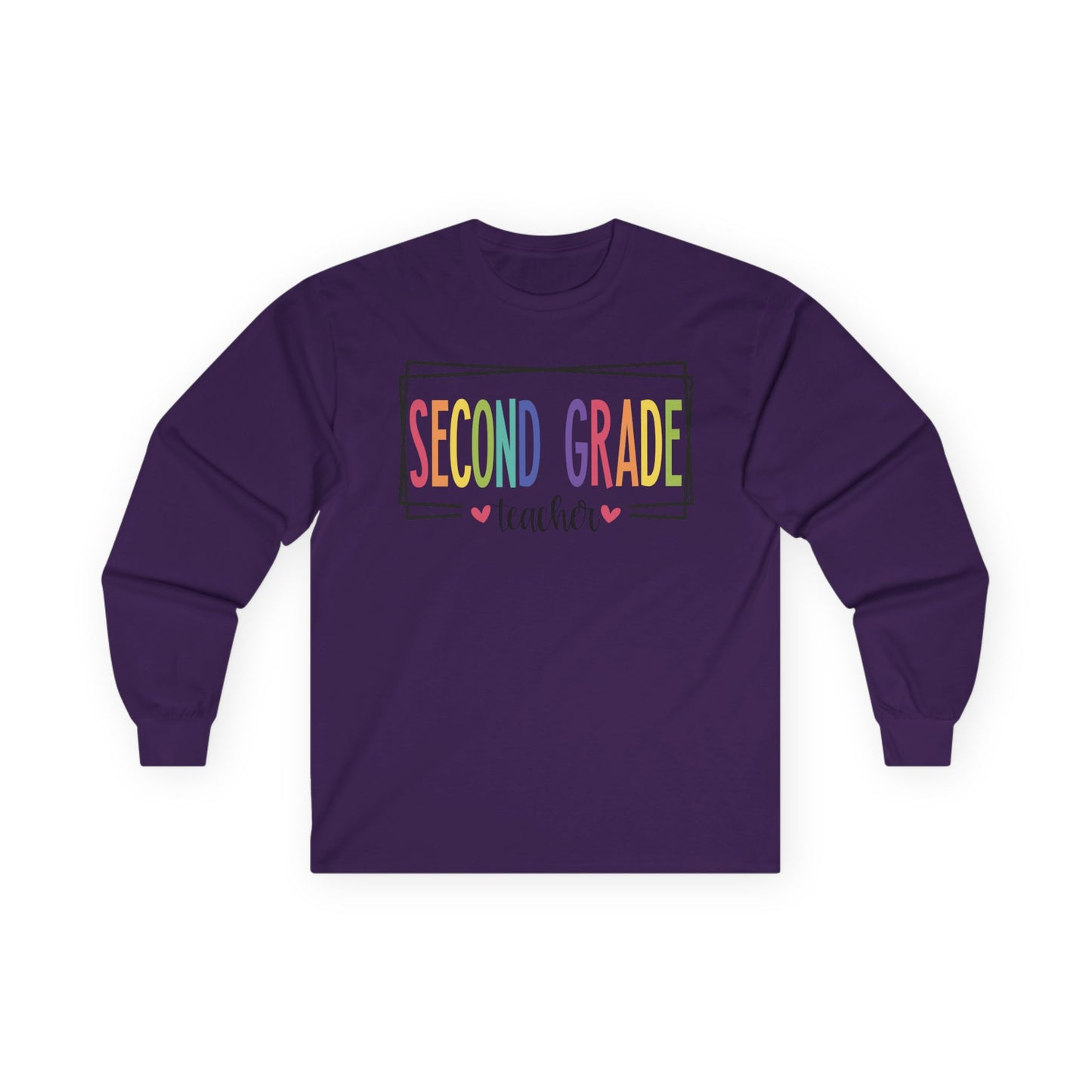 Second Grade Teacher Long Sleeve Shirt