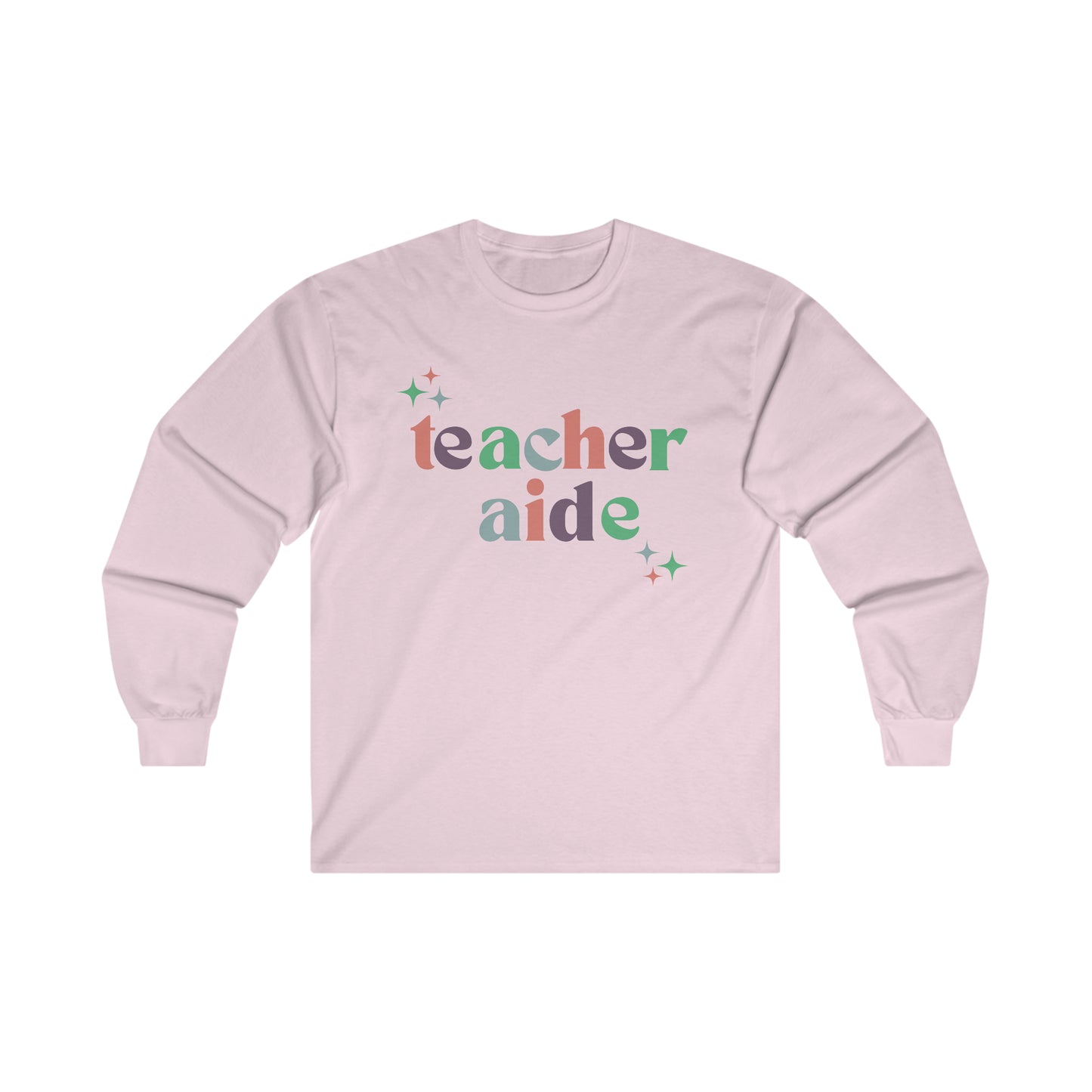 Sparkle Teacher Aide Long Sleeve Shirt