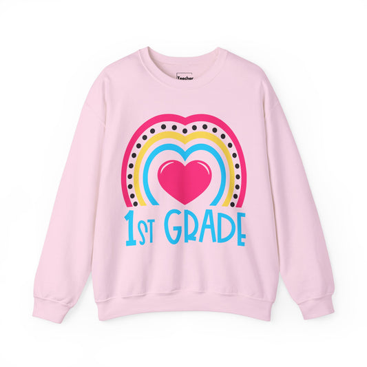 Heart 1st Grade Sweatshirt